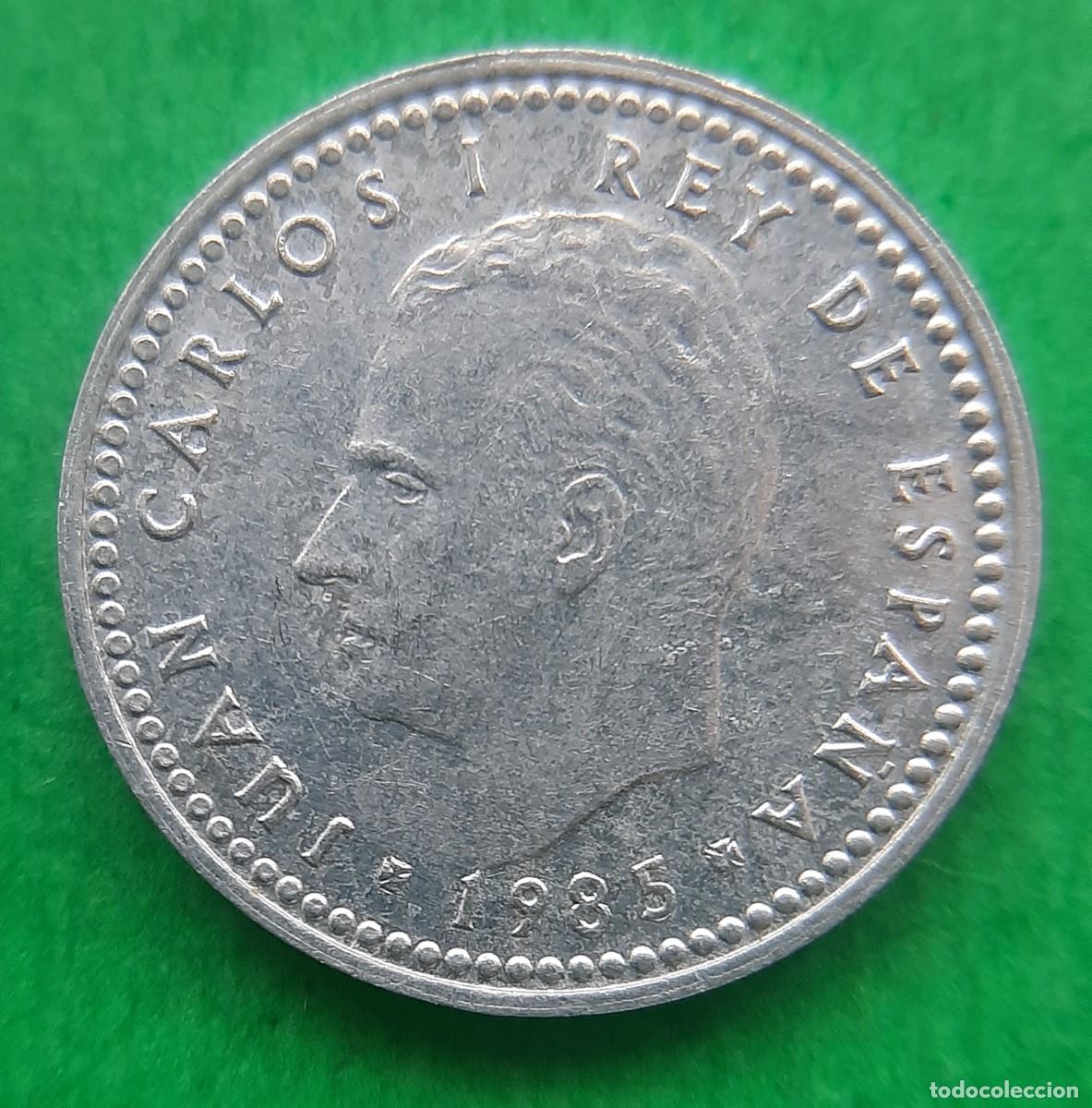 Monedas con errores: (ERROR-ESPA&Ntilde;A)(1985) 1 PESETA CON EXCESO DE METAL - Foto 17