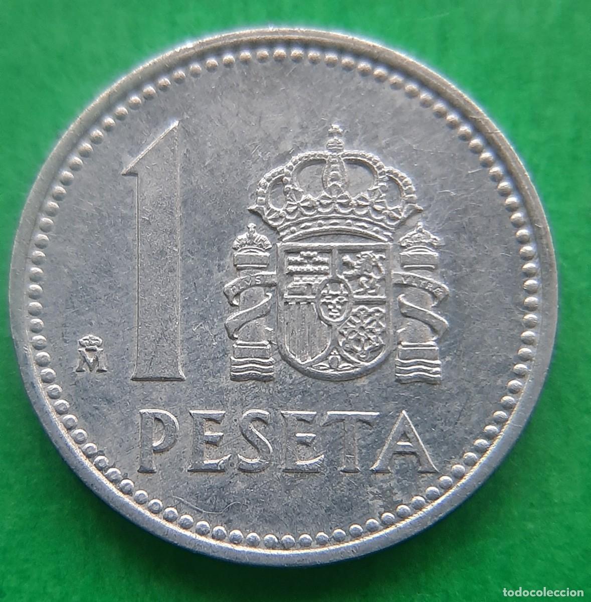 Monedas con errores: (ERROR-ESPA&Ntilde;A)(1985) 1 PESETA CON EXCESO DE METAL - Foto 19