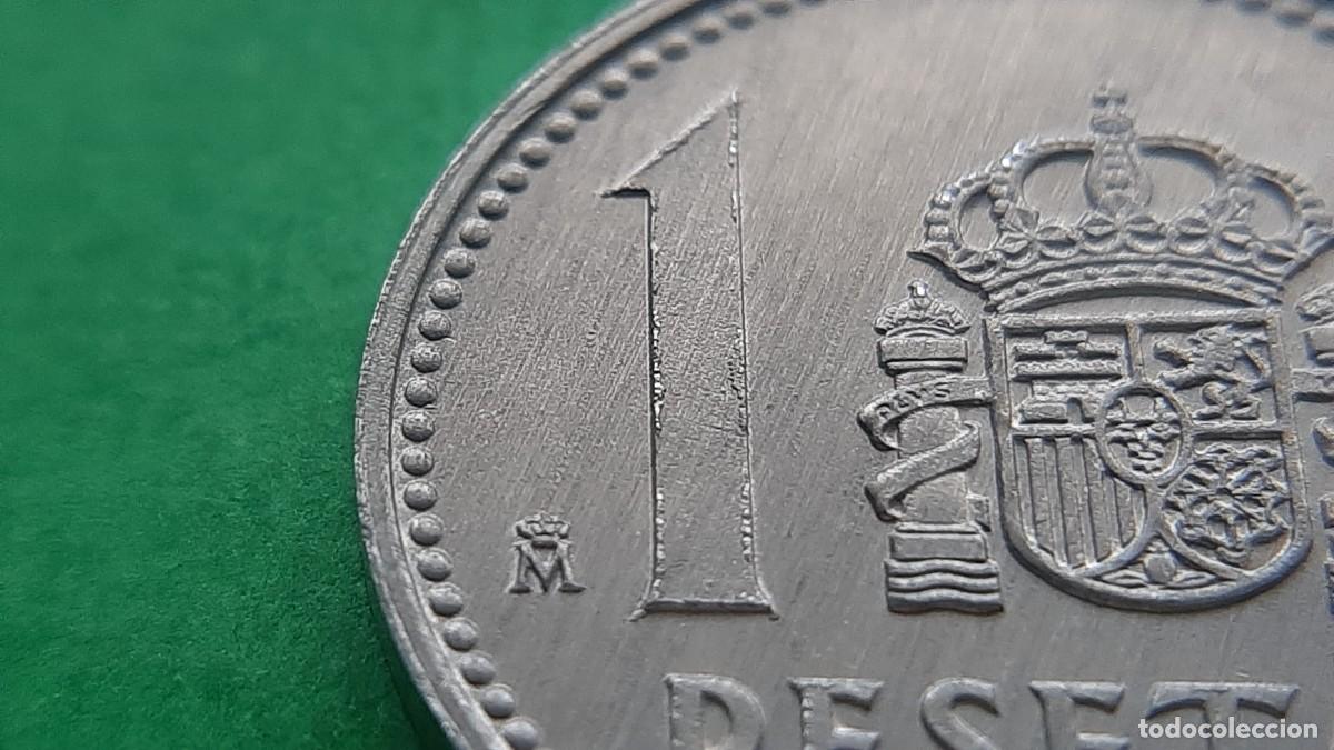Monedas con errores: (ERROR-ESPA&Ntilde;A)(1982) 1 PESETA CON EXCESO DE METAL - Foto 6