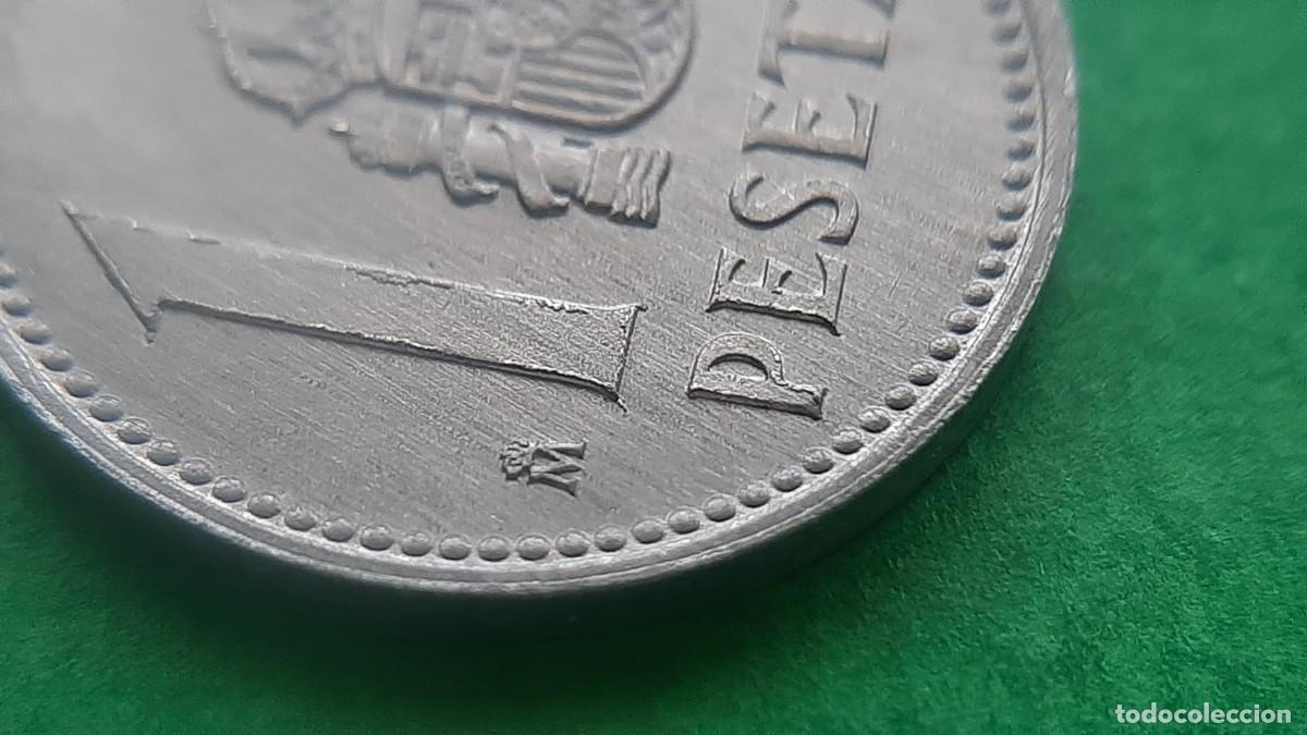 Monedas con errores: (ERROR-ESPA&Ntilde;A)(1982) 1 PESETA CON EXCESO DE METAL - Foto 13