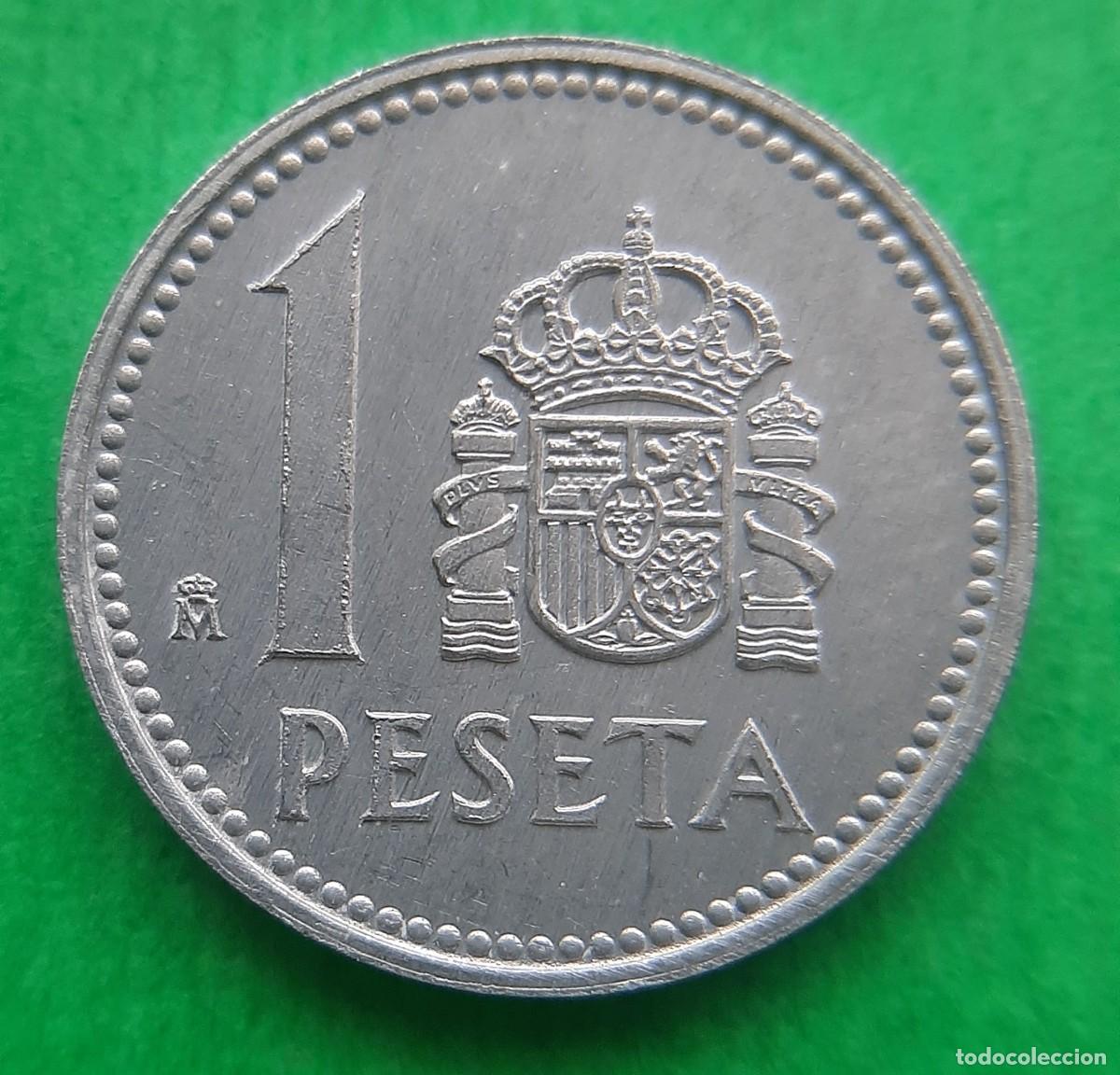 Monedas con errores: (ERROR-ESPA&Ntilde;A)(1982) 1 PESETA CON EXCESO DE METAL - Foto 14