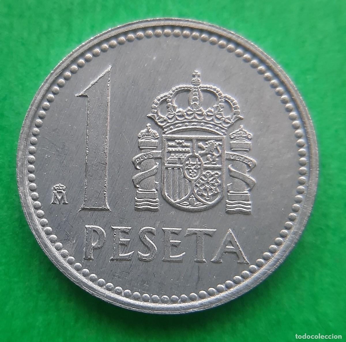 Monedas con errores: (ERROR-ESPA&Ntilde;A)(1982) 1 PESETA CON EXCESO DE METAL - Foto 16