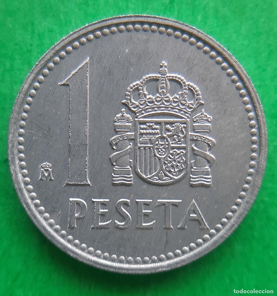 Monedas con errores: (ERROR-ESPA&Ntilde;A)(1982) 1 PESETA CON EXCESO DE METAL - Foto 17