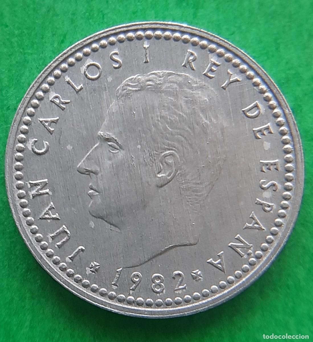 Monedas con errores: (ERROR-ESPA&Ntilde;A)(1982) 1 PESETA CON EXCESO DE METAL - Foto 19