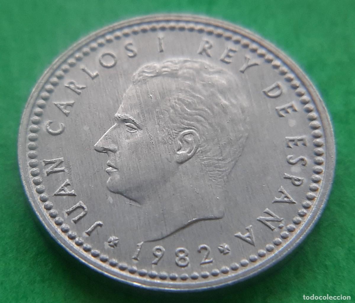 Monedas con errores: (ERROR-ESPA&Ntilde;A)(1982) 1 PESETA CON EXCESO DE METAL - Foto 20