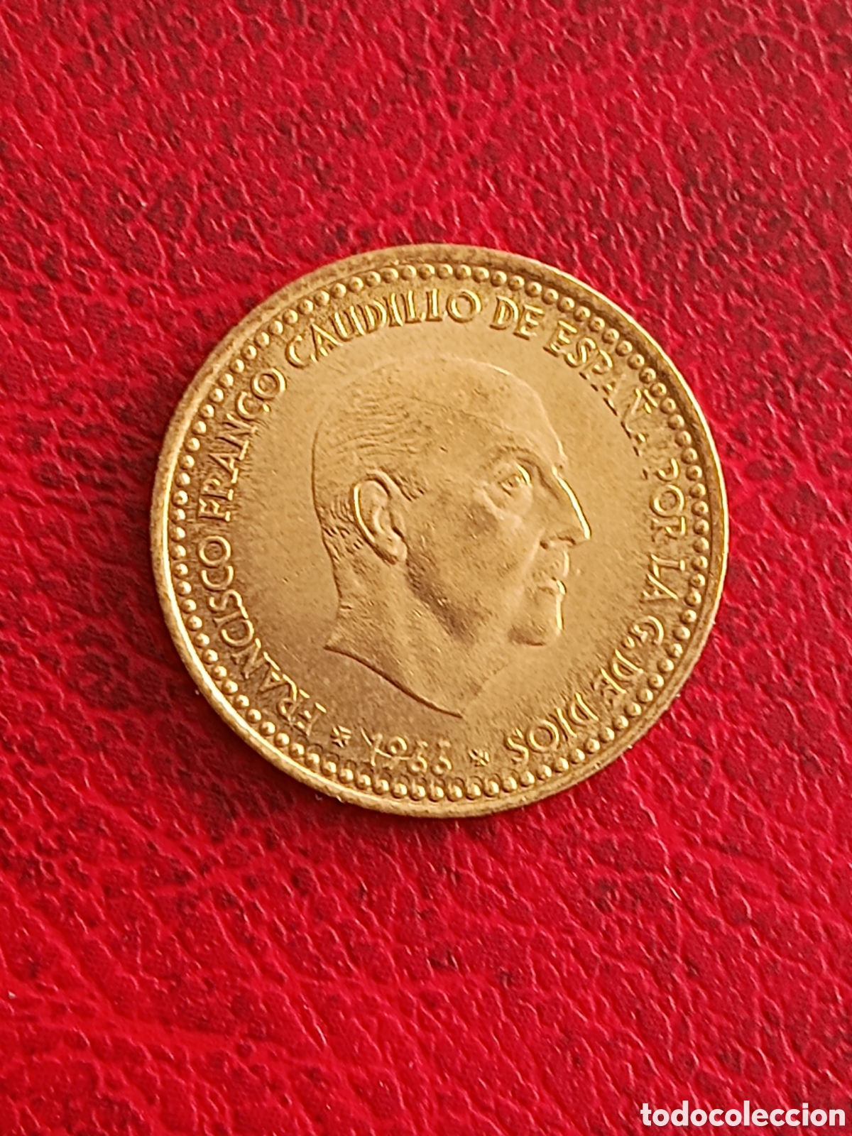 Monedas con errores: Peseta de Franco de 1966, estrella 70, con repinte - Foto 3