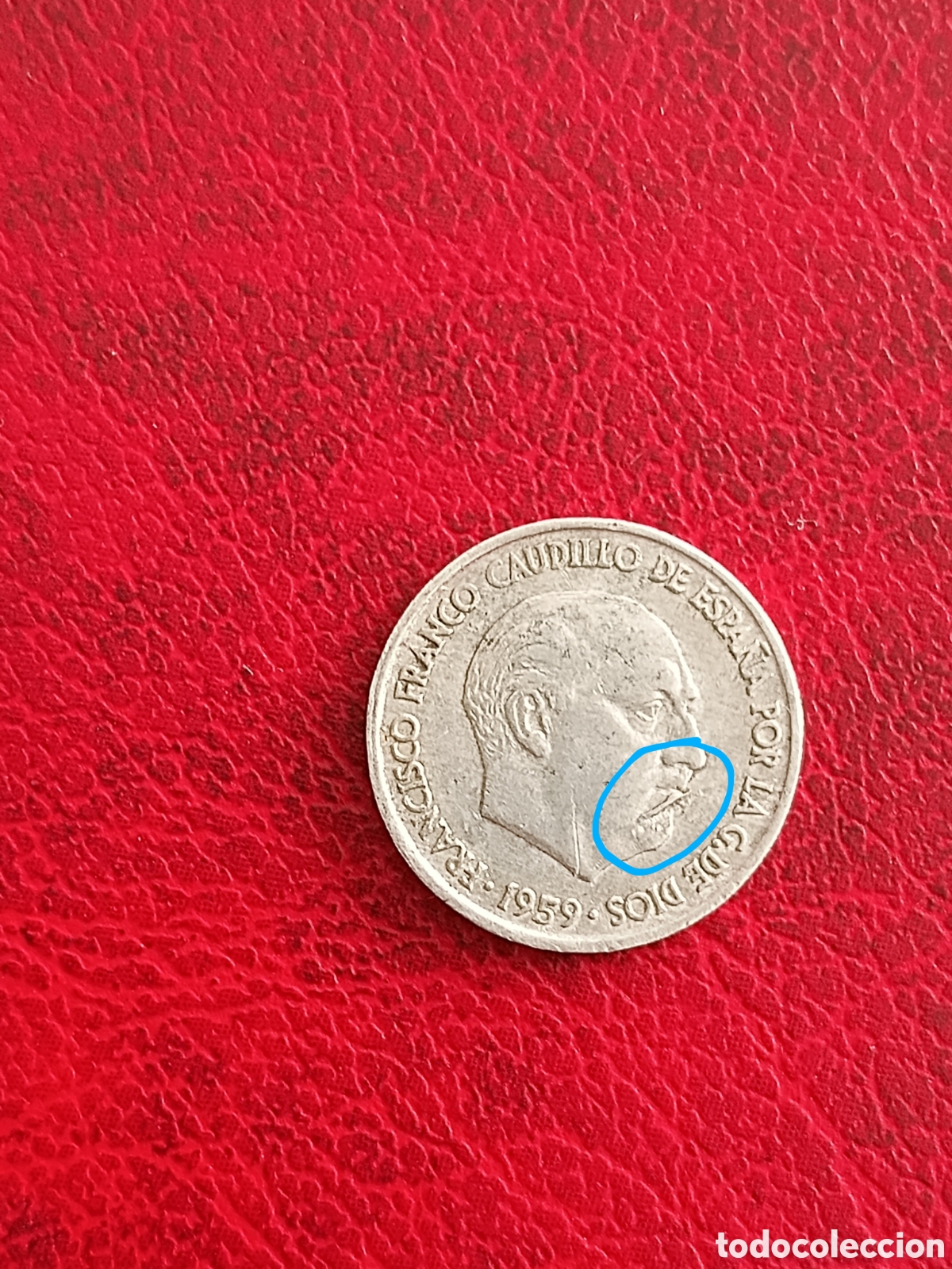 Monedas con errores: 10 c&eacute;ntimos de Franco de 1959 con exceso de metal - Foto 1