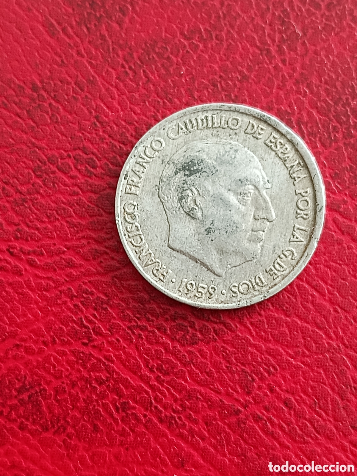 Monedas con errores: 10 c&eacute;ntimos de Franco de 1959 con listel desplazado - Foto 1