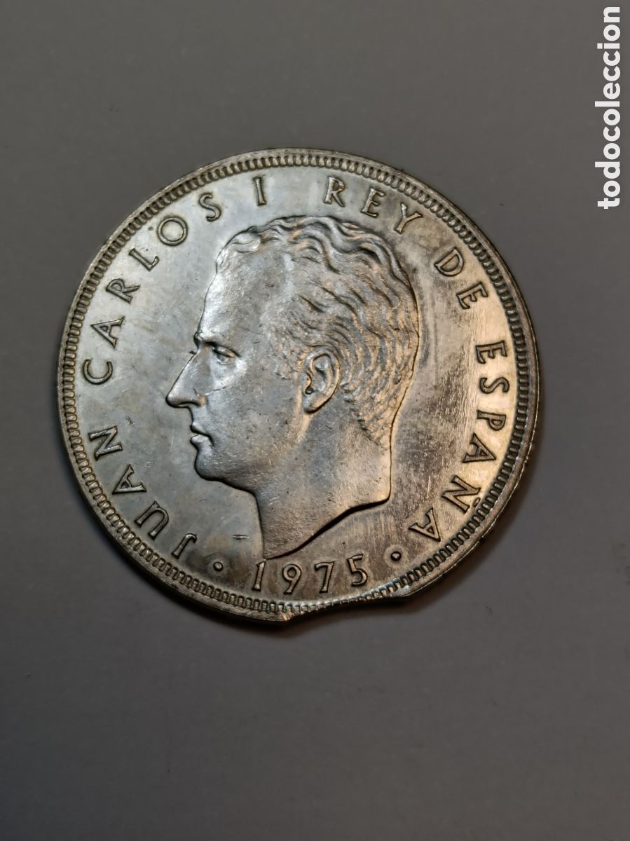 Monedas con errores: ERROR SEGMENTADA. 100 PESETAS 1975 *19*76. JUAN CARLOS I - Foto 1