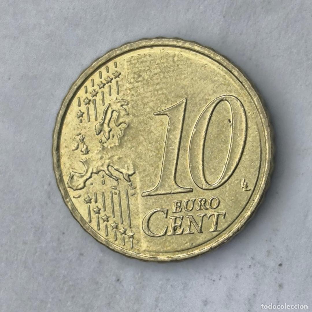 Monedas con errores: 10-03818-Espa&ntilde;a 10 cent &euro; - 2023 linea elevada en cospel - Foto 3