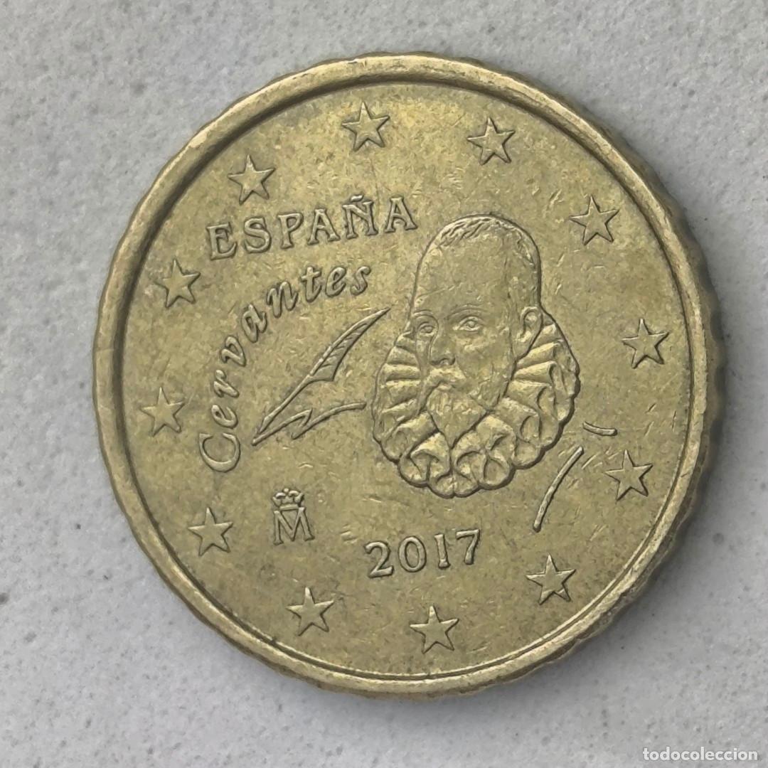 Monedas con errores: 10-04043-Espa&ntilde;a 10 cent &euro; - 2017 - cu&ntilde;o roto pelo - Foto 2