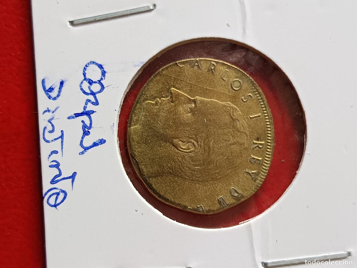 Monedas con errores: Monedas 25 pesetas en cospel distinto - Foto 2