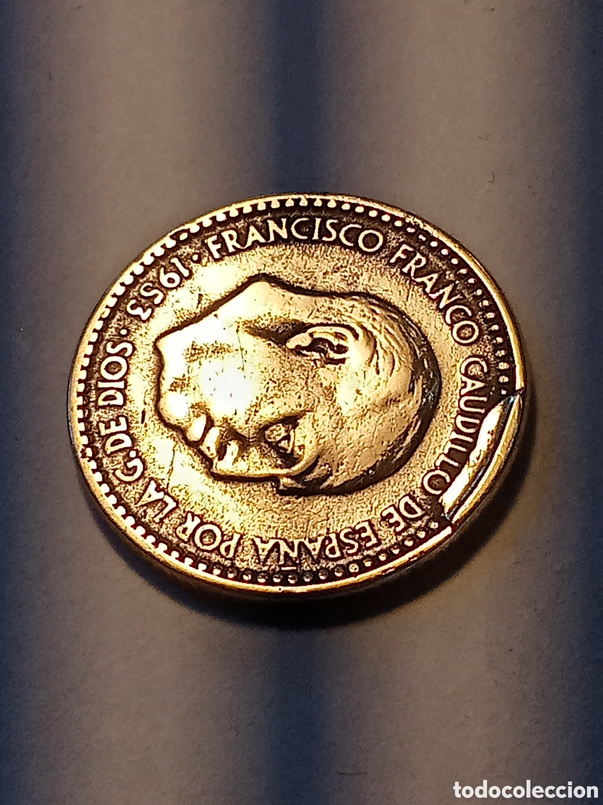 Monedas con errores: RARA MONEDA LA BOINA DE FRANCO - Foto 5