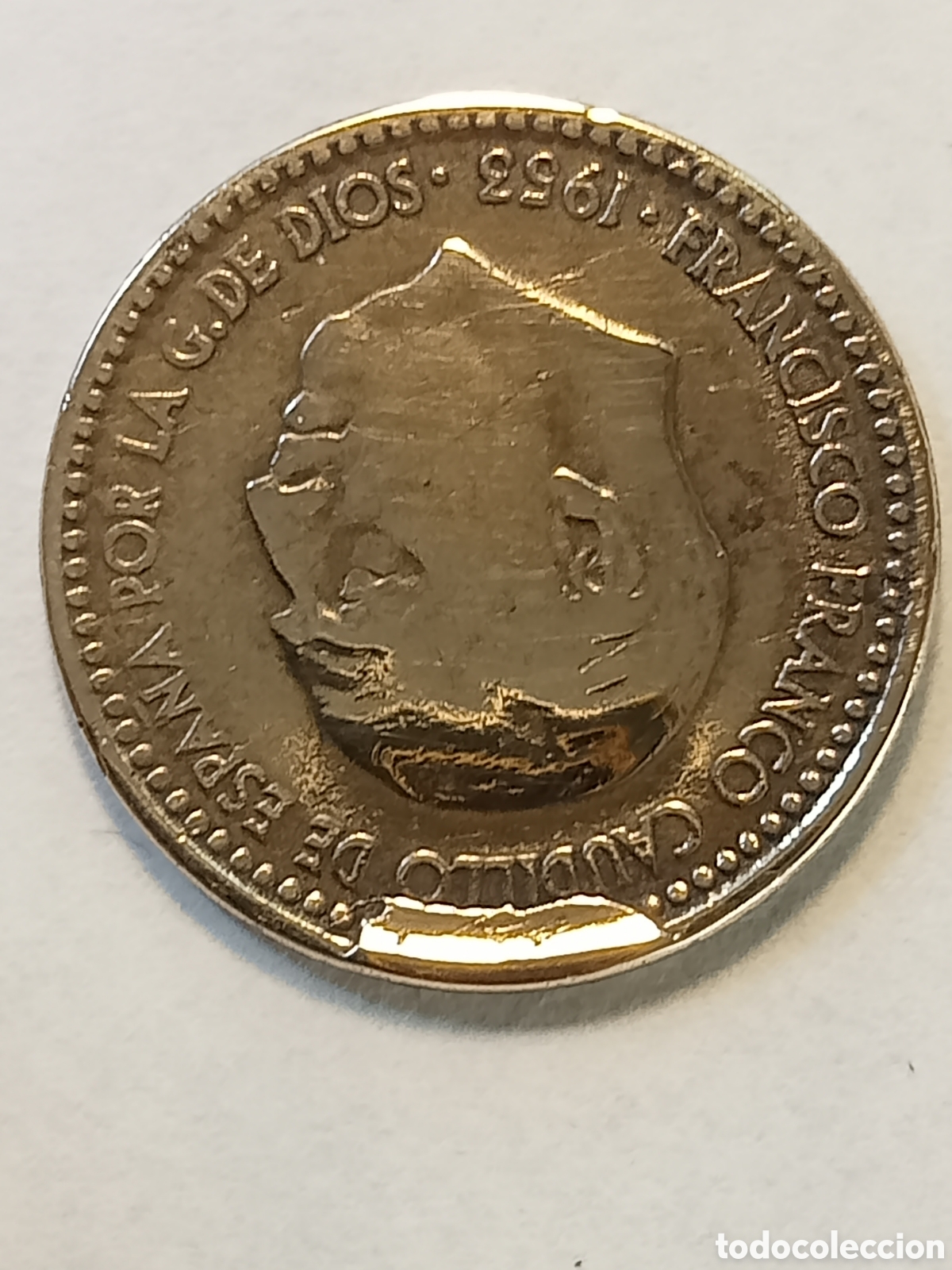 Monedas con errores: RARA MONEDA LA BOINA DE FRANCO - Foto 6