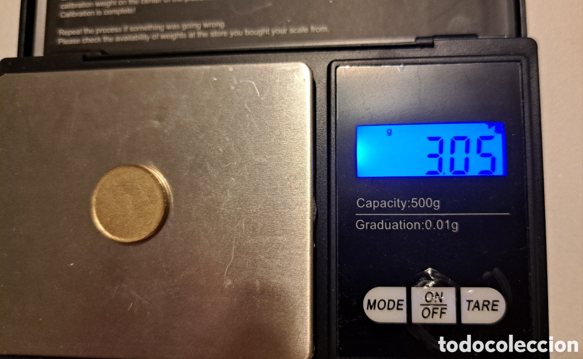 Monedas con errores: Error, cospel 5 pesetas peque&ntilde;a sin acu&ntilde;ar - Foto 2