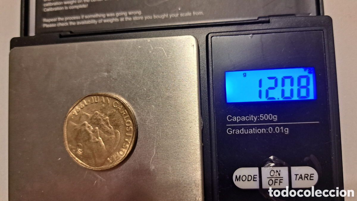 Monedas con errores: Error cospel de 500 pesetas Juan Carlos I - Foto 2