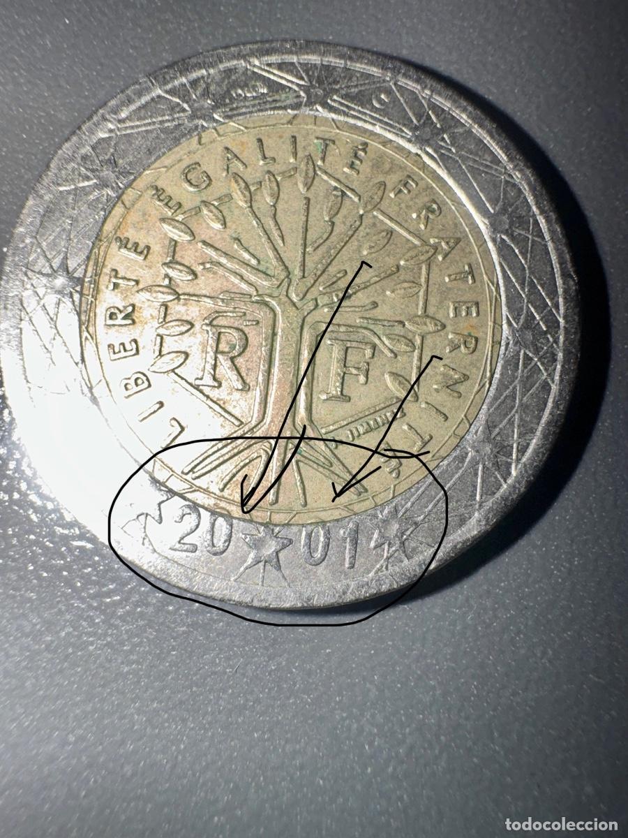 Monedas con errores: Moneda de 2&euro; con error de acu&ntilde;amiento - Foto 3