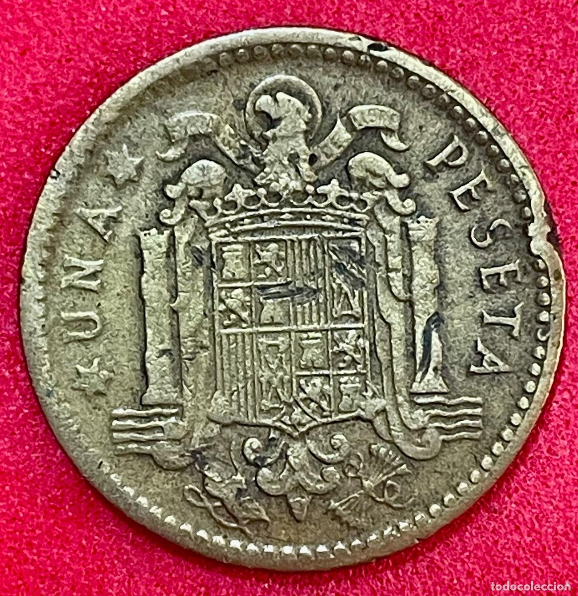 Monedas con errores: * ERROR * HOJA 1 PESETA A&Ntilde;O 1963 - Foto 2