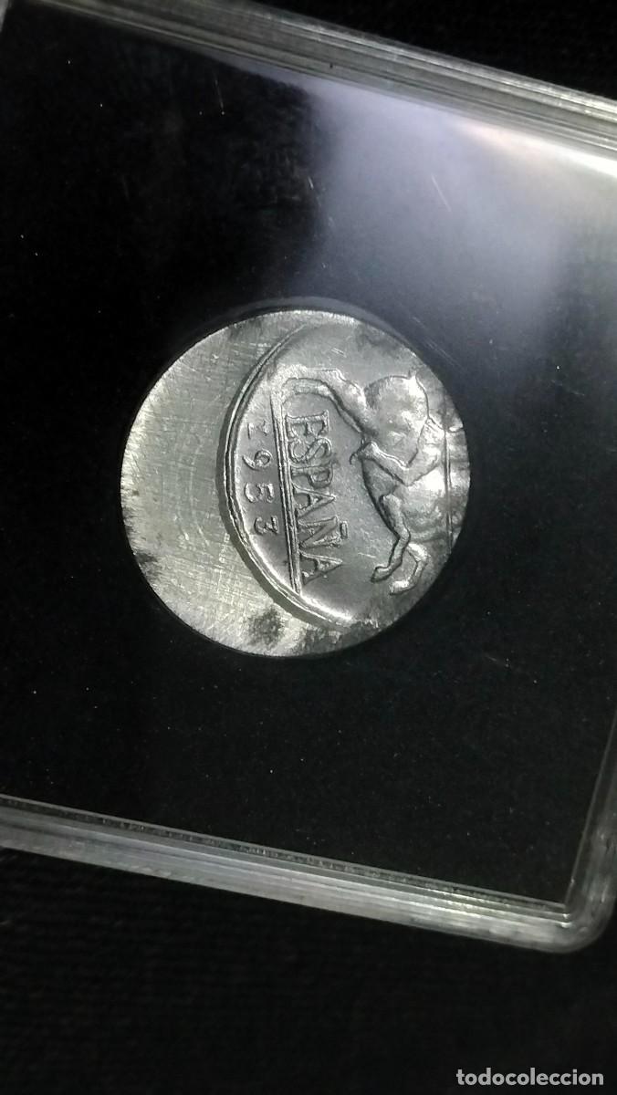 Monedas con errores: 5 c&eacute;ntimos 1953. Error muy raro - Foto 1