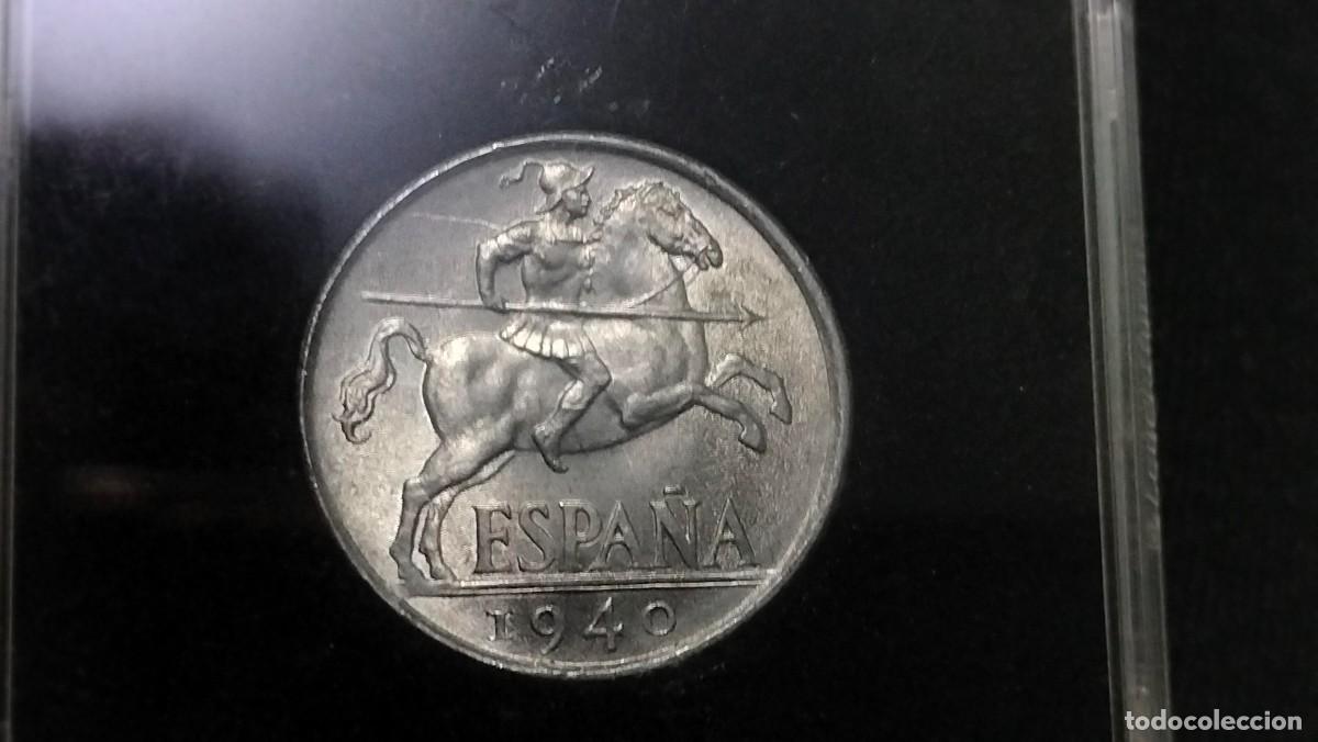 Monedas con errores: Estado espa&ntilde;ol. 10 c&eacute;ntimos 1940 SC- error - Foto 1
