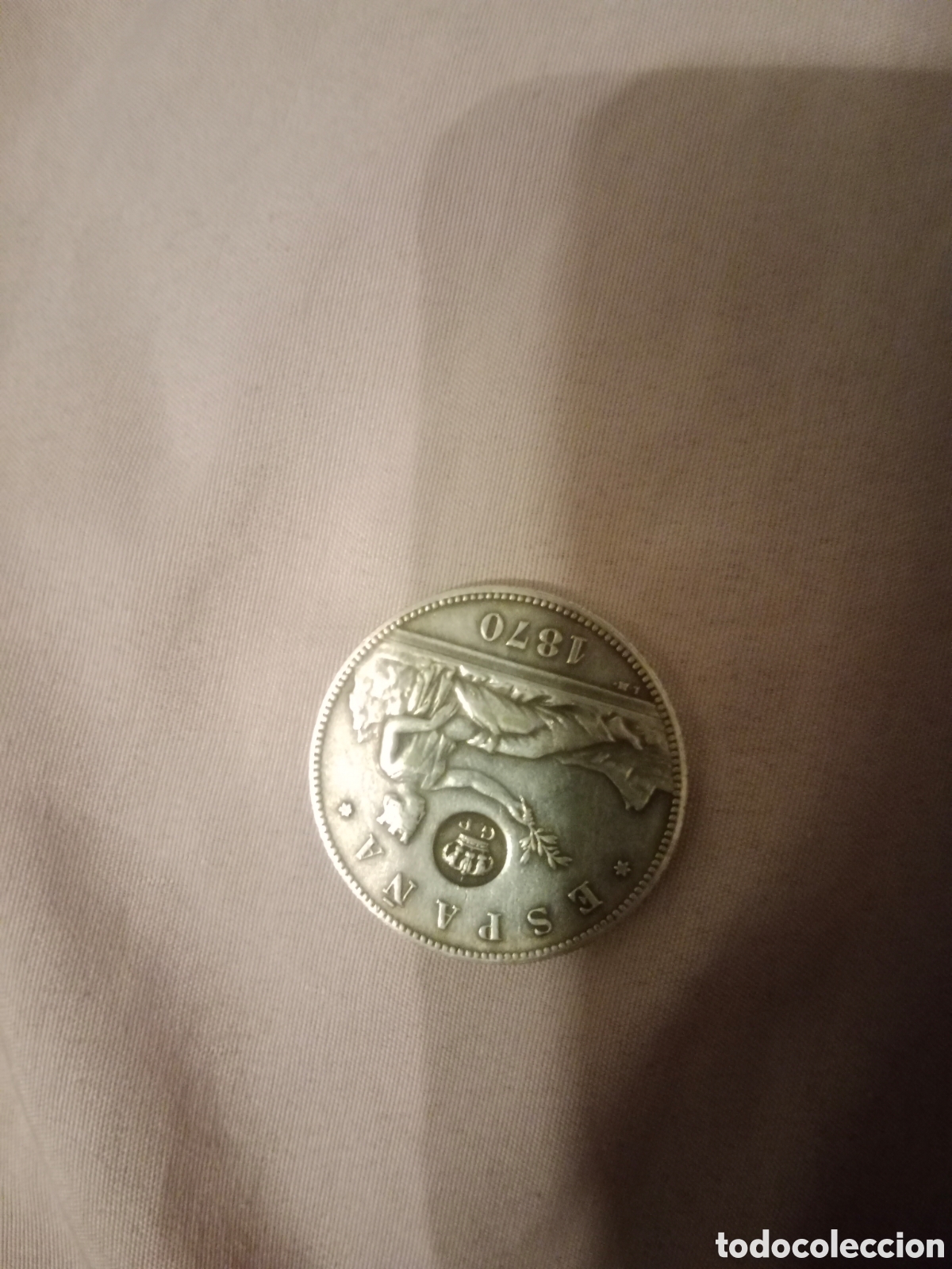 Monedas con errores: Moneda 5 pesetas Espa&ntilde;a del 1870 - Foto 5