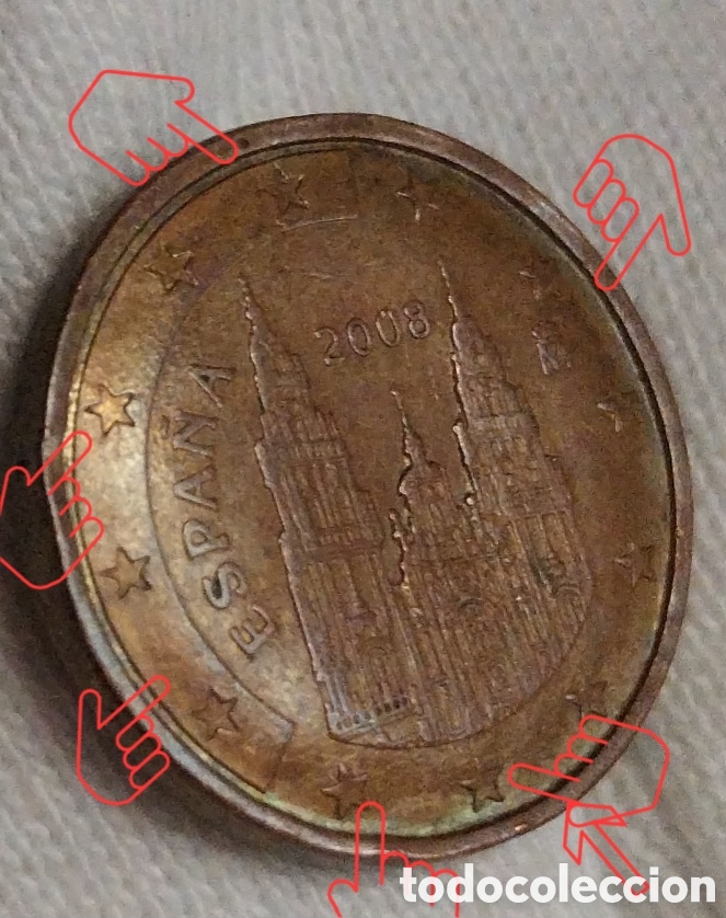 Monedas con errores: 1 cent, INSUPERABLE MENTE &rdquo; &Uacute;nico &rdquo;. - Foto 9
