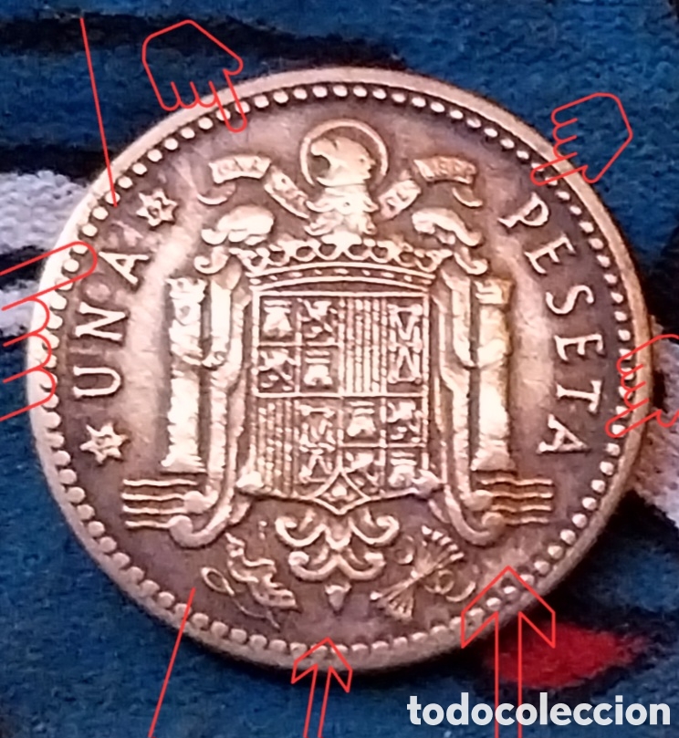Monedas con errores: 1pts 1953⁶&sup2;, Error MULA Adverso Y Reverso - Foto 5