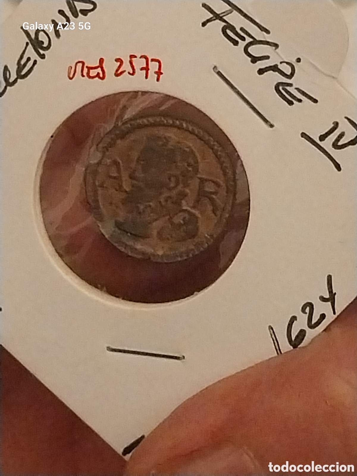 Monedas con errores: ERROR &Uacute;nico 2 Maravedies 1624, Ceca Barcelona Error. - Foto 2
