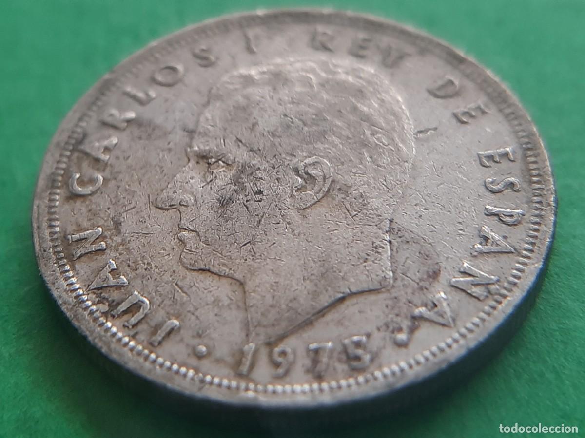 Monedas con errores: (ERROR-ESPA&Ntilde;A(1975*80) 5 PESETAS CON LEYENDA REMARCADA - Foto 10