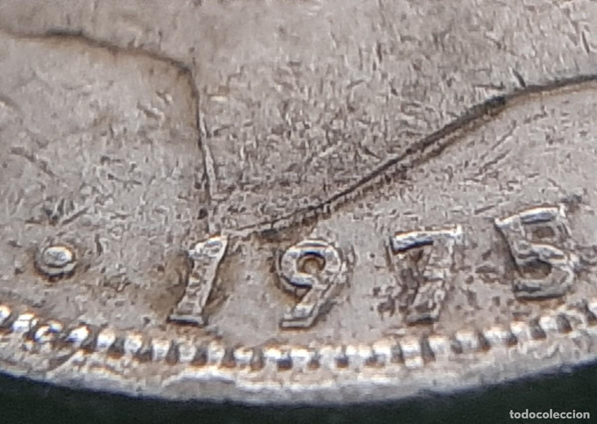 Monedas con errores: (ERROR-ESPA&Ntilde;A(1975*80) 5 PESETAS CON LEYENDA REMARCADA - Foto 11