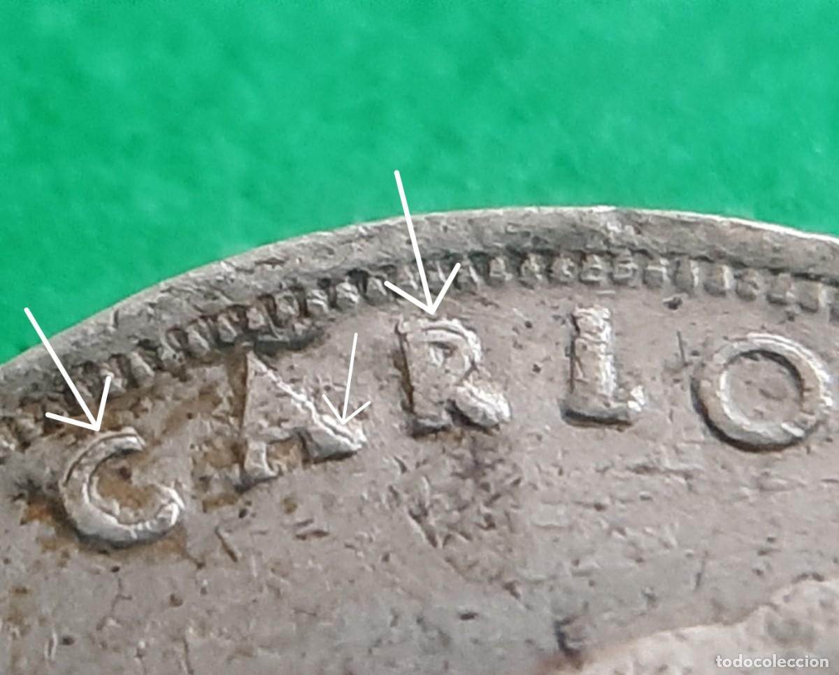 Monedas con errores: (ERROR-ESPA&Ntilde;A(1975*80) 5 PESETAS CON LEYENDA REMARCADA - Foto 15
