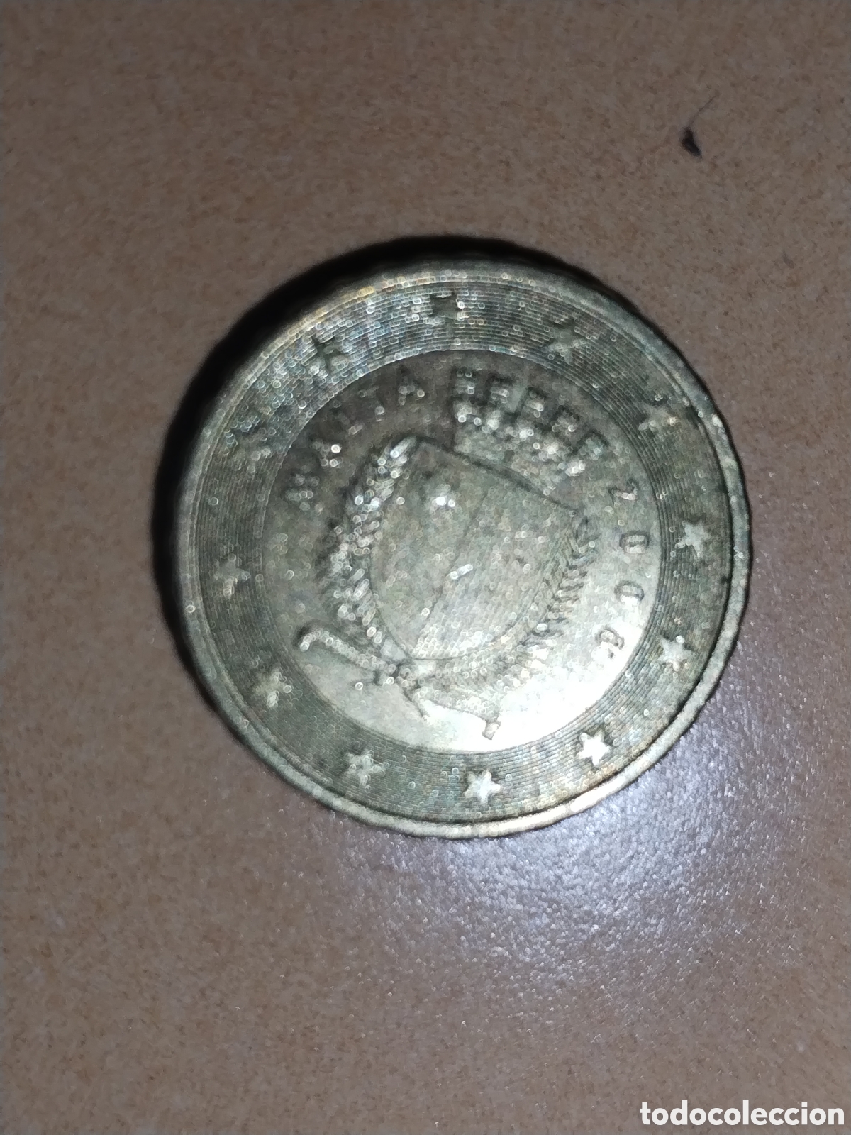 Monedas con errores: Moneda 10cnt malta 2008 - Foto 3