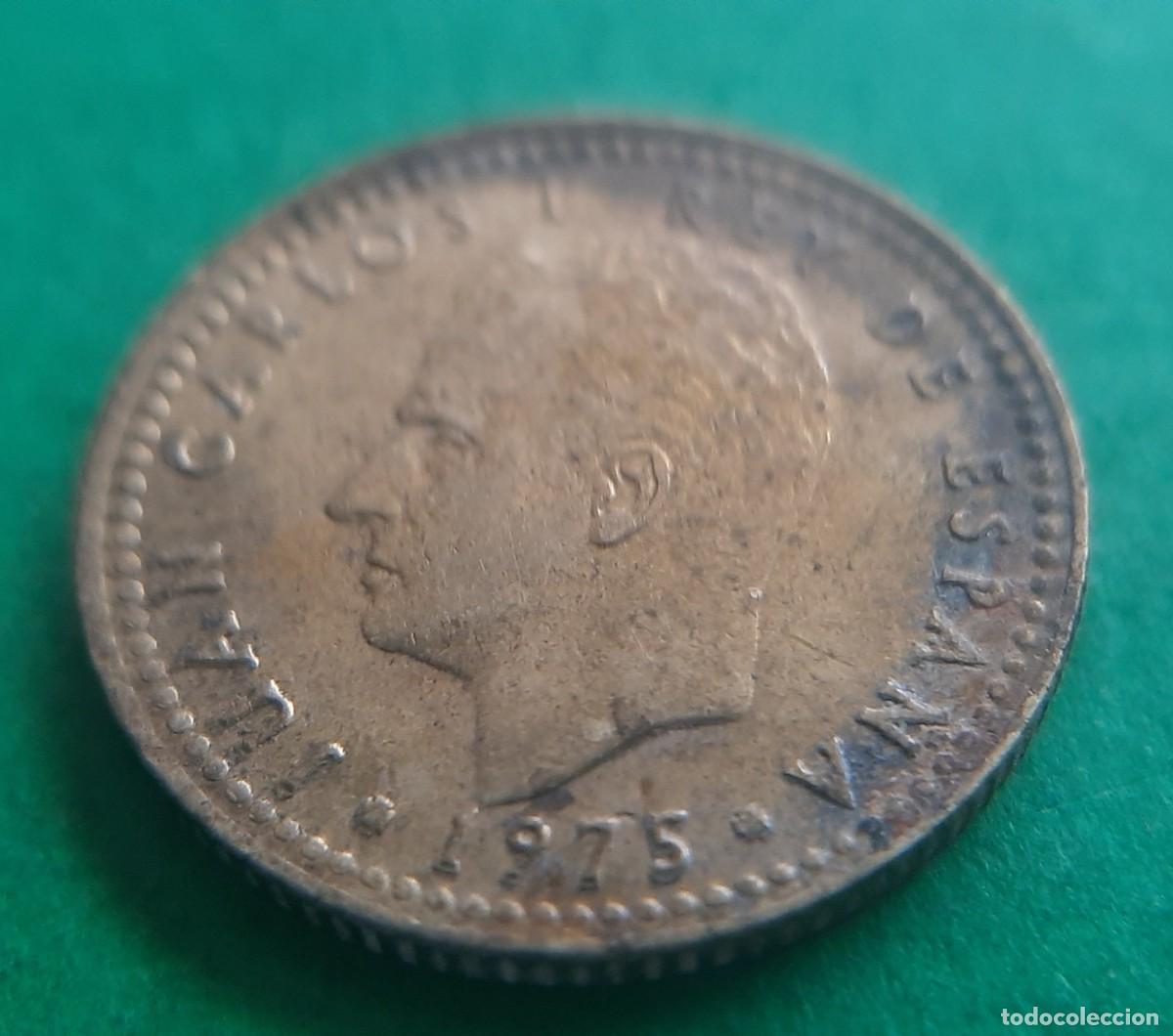 Monedas con errores: (ERROR-ESPA&Ntilde;A(1975*80) 1 PESETA REMARCADA - Foto 5