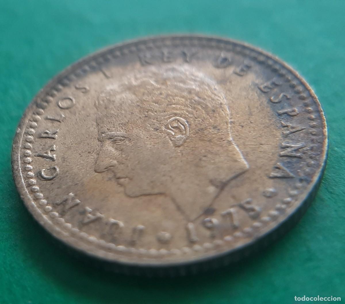Monedas con errores: (ERROR-ESPA&Ntilde;A(1975*80) 1 PESETA REMARCADA - Foto 16