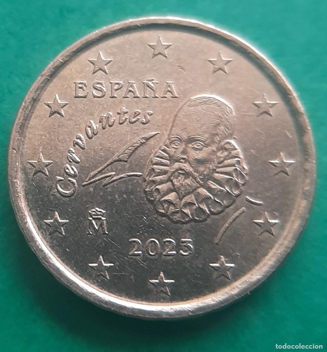 Monedas con errores: (ERROR-ESPA&Ntilde;A)(2023) 20 C&Eacute;NTIMOS DE EURO EXCESO DE METAL EN CABEZA - Foto 5