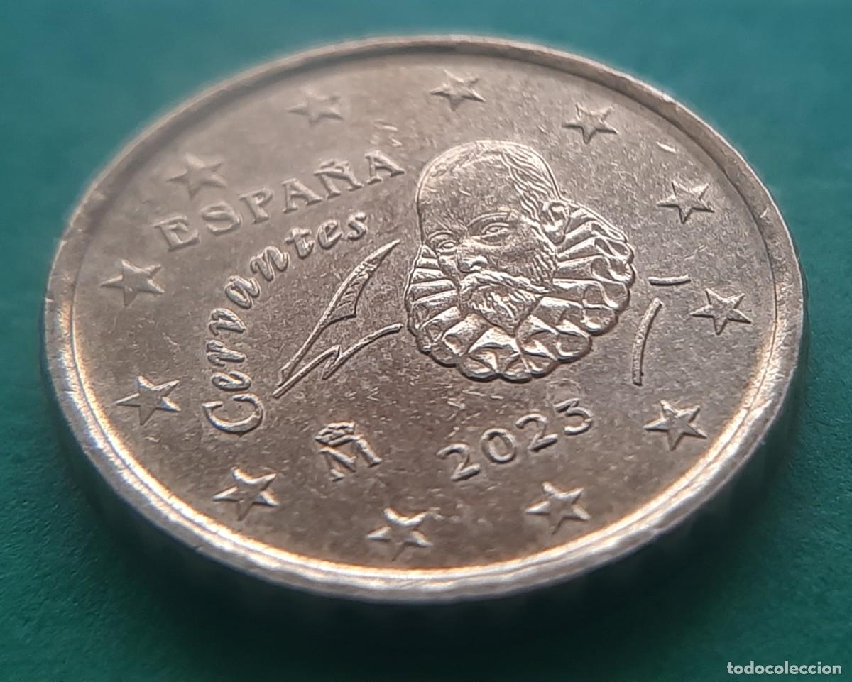 Monedas con errores: (ERROR-ESPA&Ntilde;A)(2023) 20 C&Eacute;NTIMOS DE EURO EXCESO DE METAL EN CABEZA - Foto 7