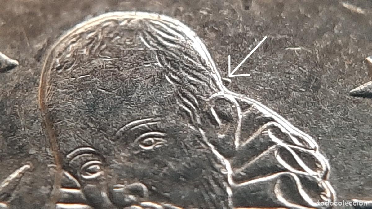 Monedas con errores: (ERROR-ESPA&Ntilde;A)(2023) 20 C&Eacute;NTIMOS DE EURO EXCESO DE METAL EN CABEZA - Foto 8
