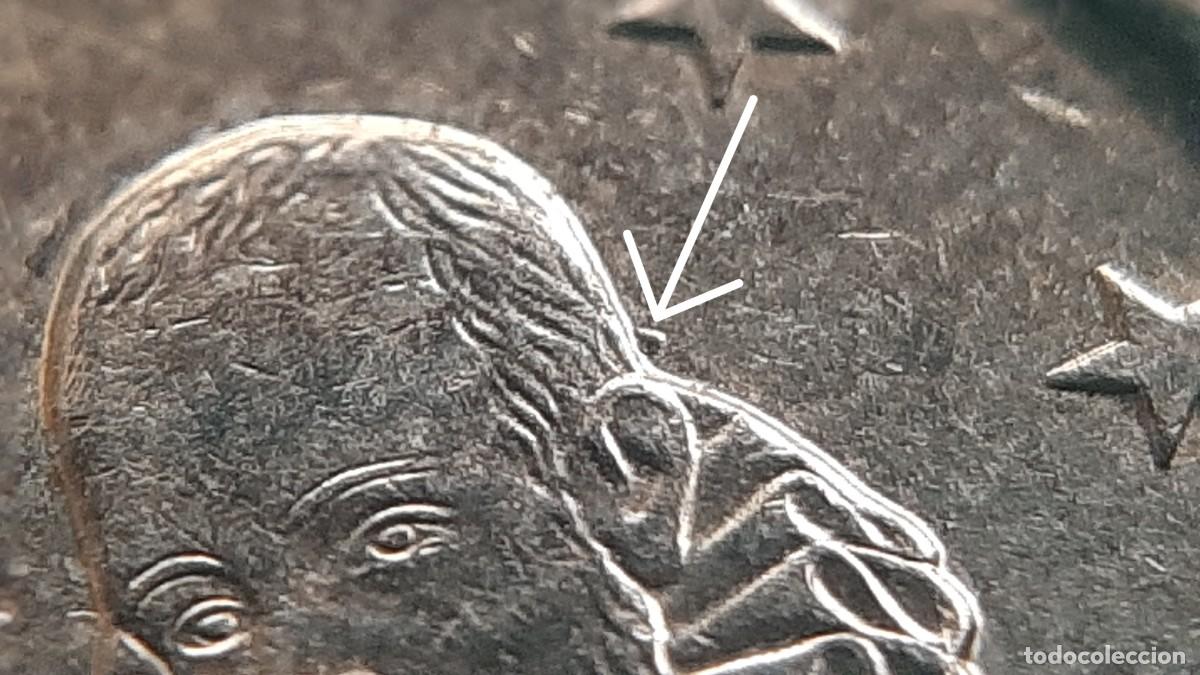 Monedas con errores: (ERROR-ESPA&Ntilde;A)(2023) 20 C&Eacute;NTIMOS DE EURO EXCESO DE METAL EN CABEZA - Foto 9