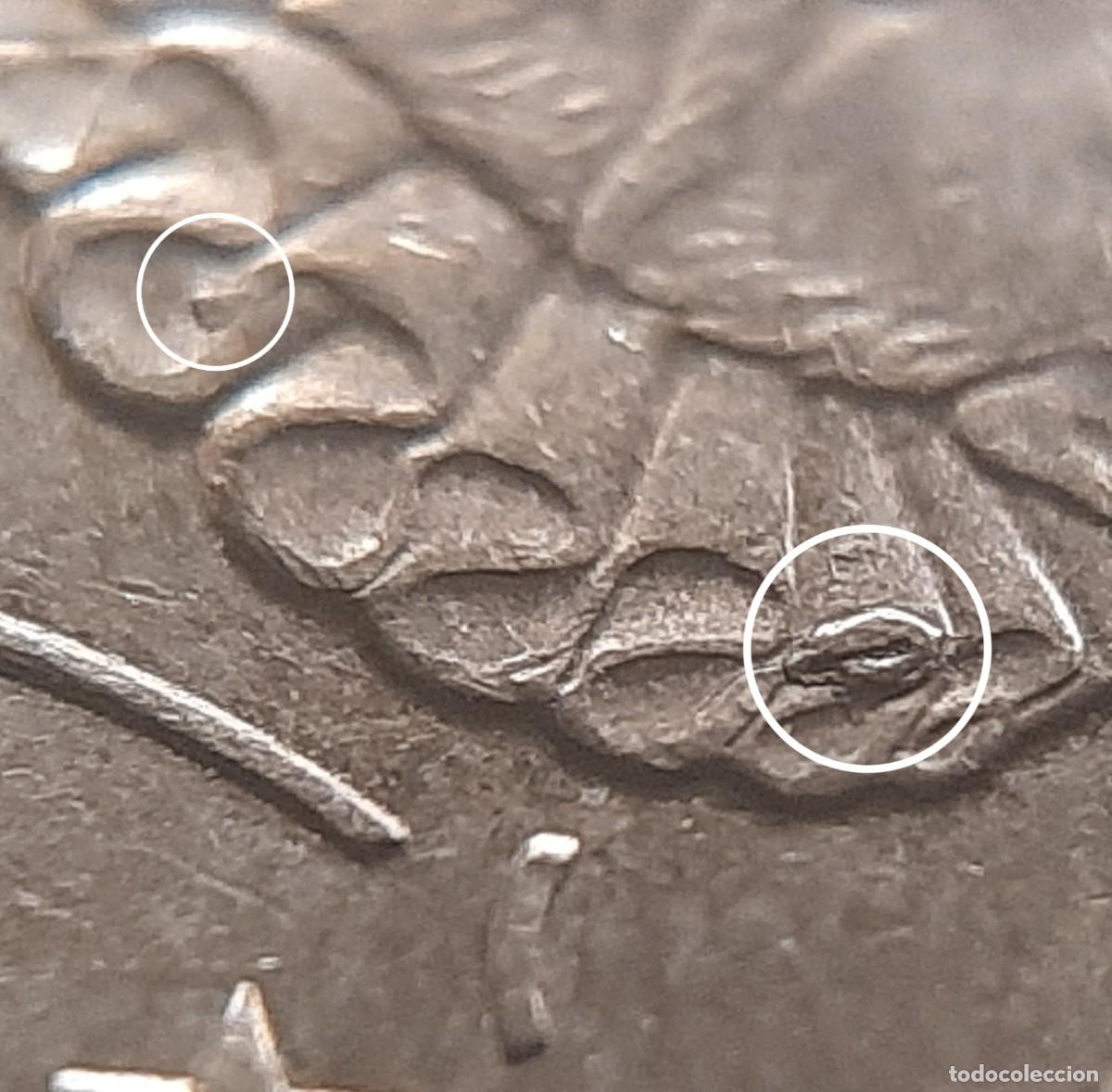 Monedas con errores: (ERROR-ESPA&Ntilde;A)(2021) 20 C&Eacute;NTIMOS DE EURO EXCESO DE METAL EN CUELLO - Foto 2