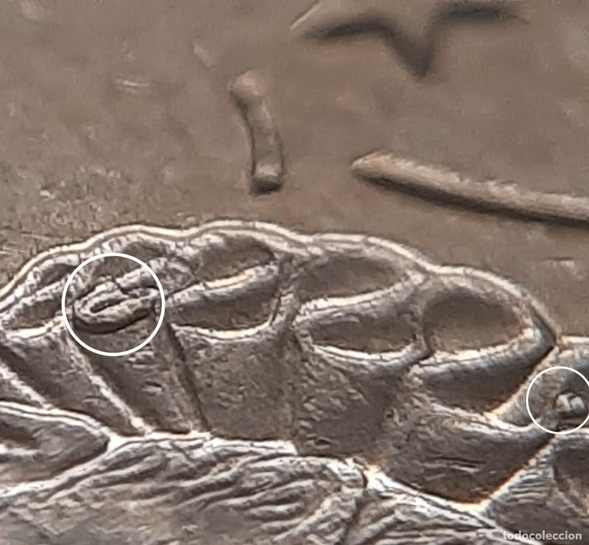Monedas con errores: (ERROR-ESPA&Ntilde;A)(2021) 20 C&Eacute;NTIMOS DE EURO EXCESO DE METAL EN CUELLO - Foto 4