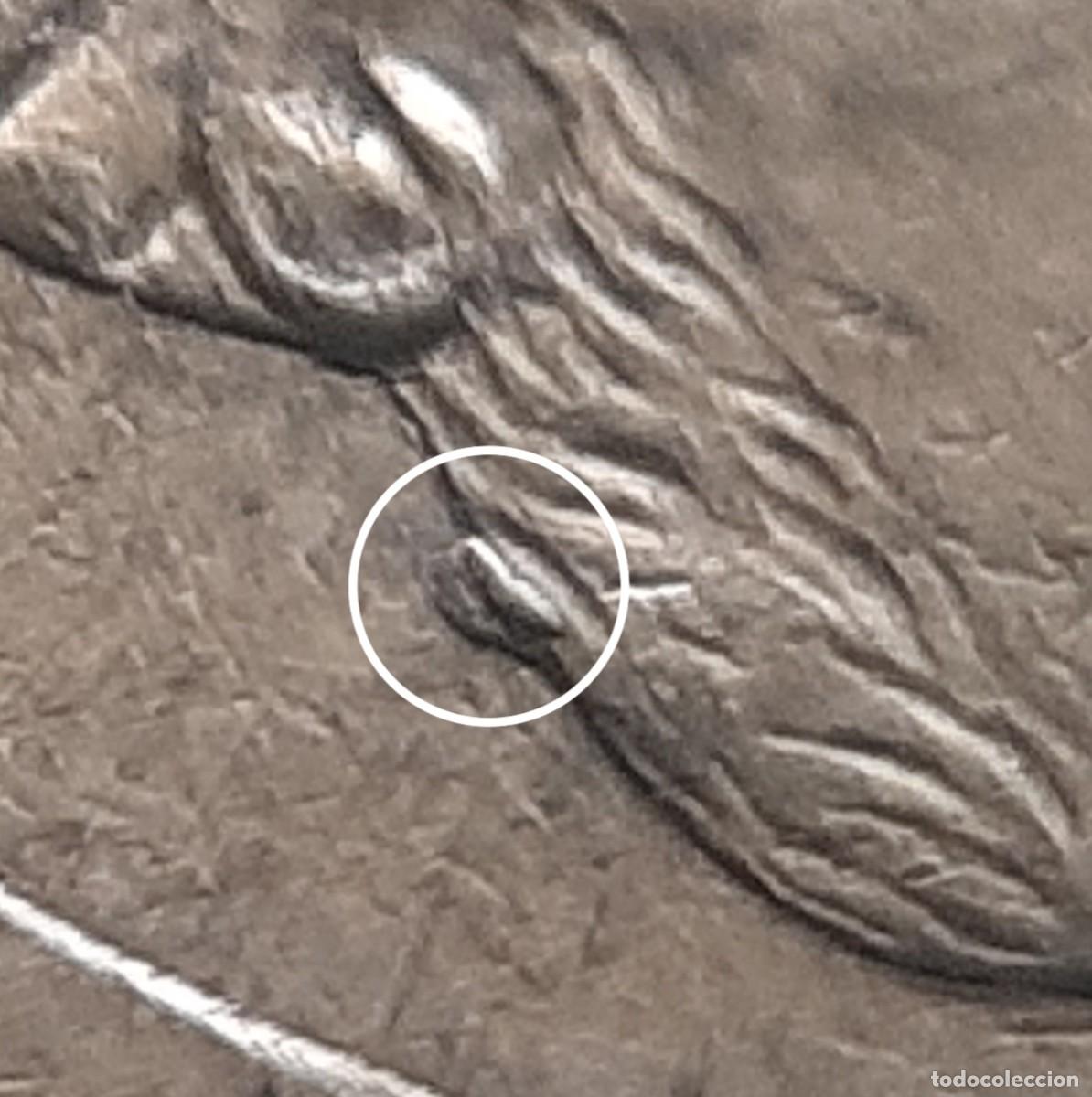 Monedas con errores: (ERROR-ESPA&Ntilde;A)(1999) 20 C&Eacute;NTIMOS DE EURO EXCESO DE METAL EN CABEZA - Foto 2