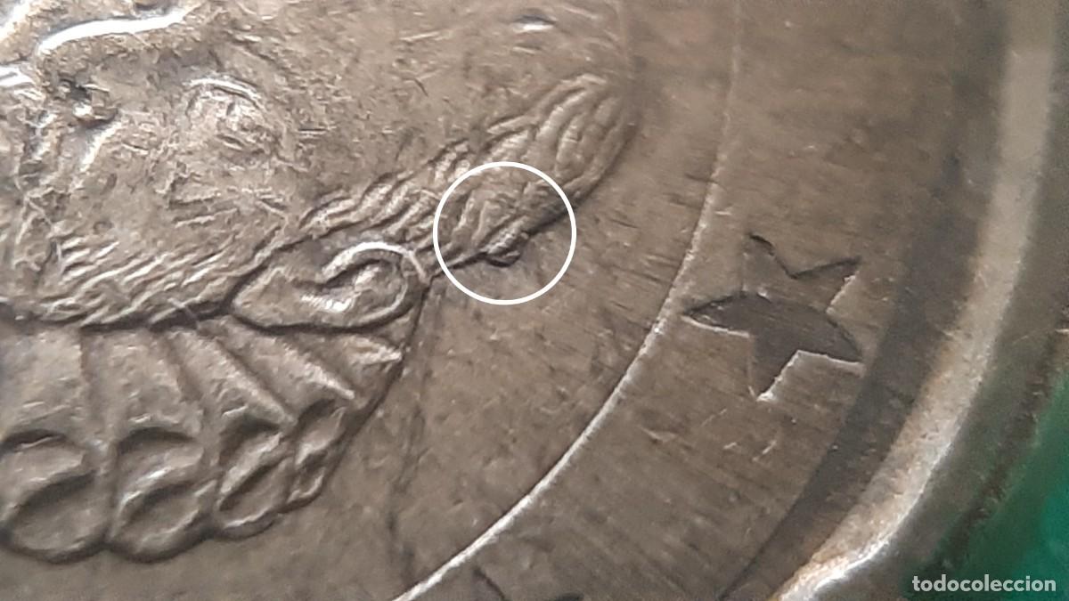Monedas con errores: (ERROR-ESPA&Ntilde;A)(1999) 20 C&Eacute;NTIMOS DE EURO EXCESO DE METAL EN CABEZA - Foto 4