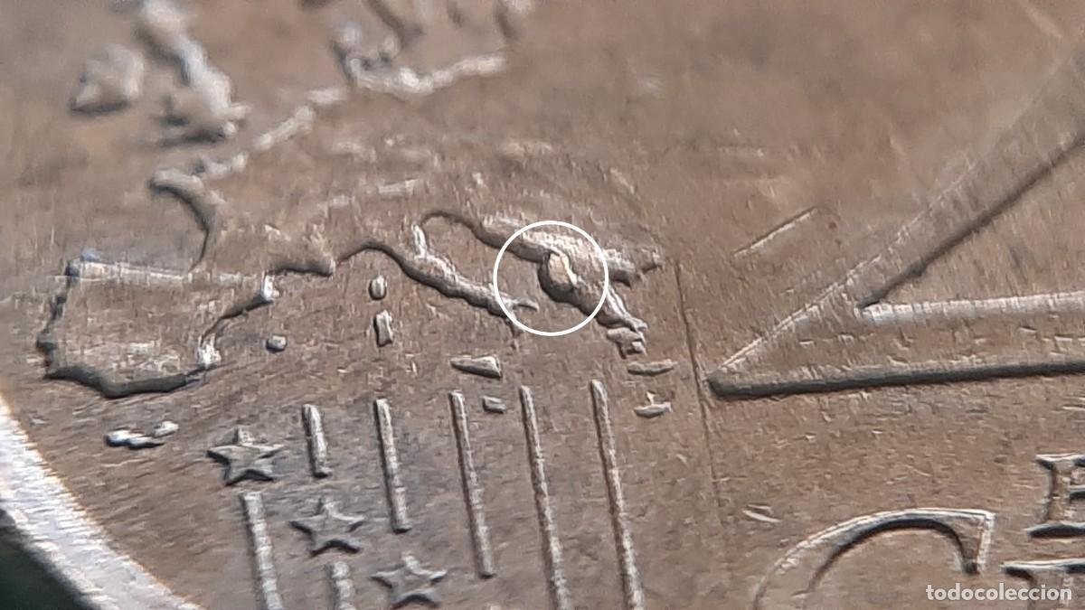 Monedas con errores: (ERROR-ESPA&Ntilde;A)(2016) 20 C&Eacute;NTIMOS DE EURO EXCESO DE METAL EN MAPA DE GRECIA - Foto 1