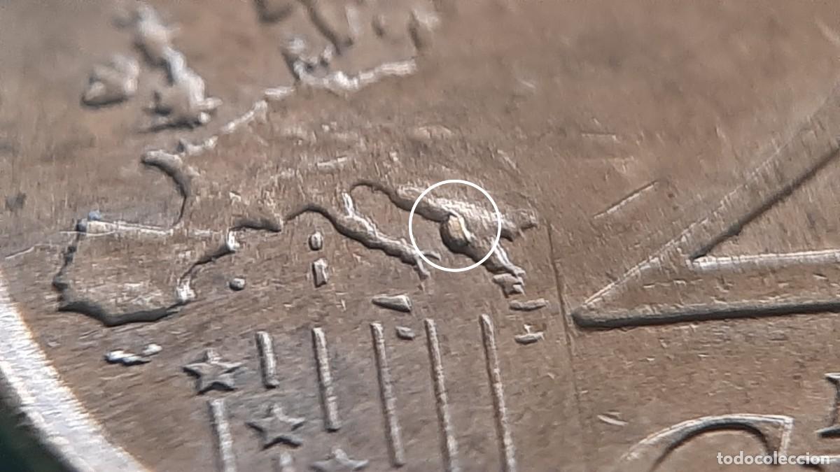 Monedas con errores: (ERROR-ESPA&Ntilde;A)(2016) 20 C&Eacute;NTIMOS DE EURO EXCESO DE METAL EN MAPA DE GRECIA - Foto 2