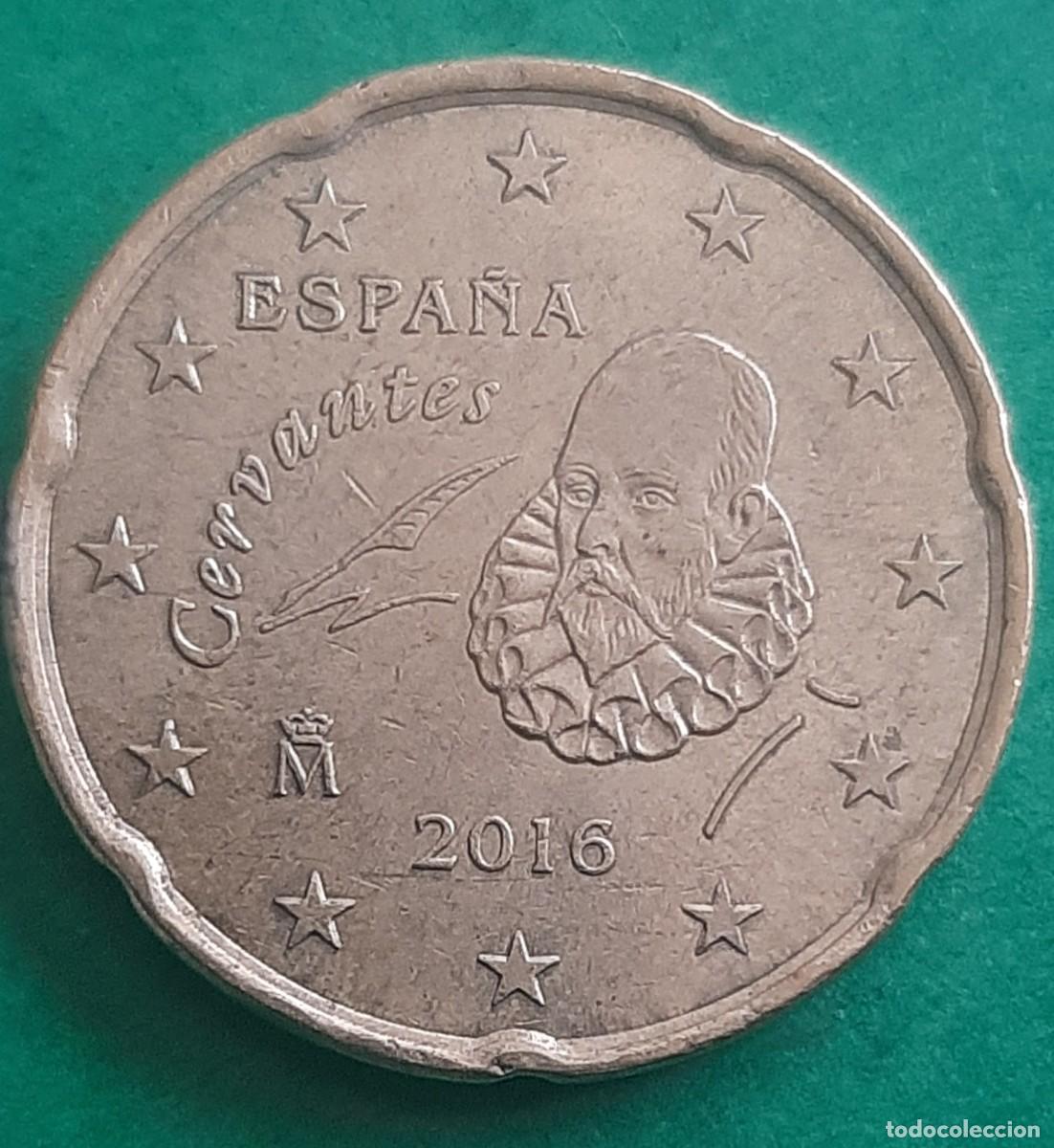 Monedas con errores: (ERROR-ESPA&Ntilde;A)(2016) 20 C&Eacute;NTIMOS DE EURO EXCESO DE METAL EN MAPA DE GRECIA - Foto 8