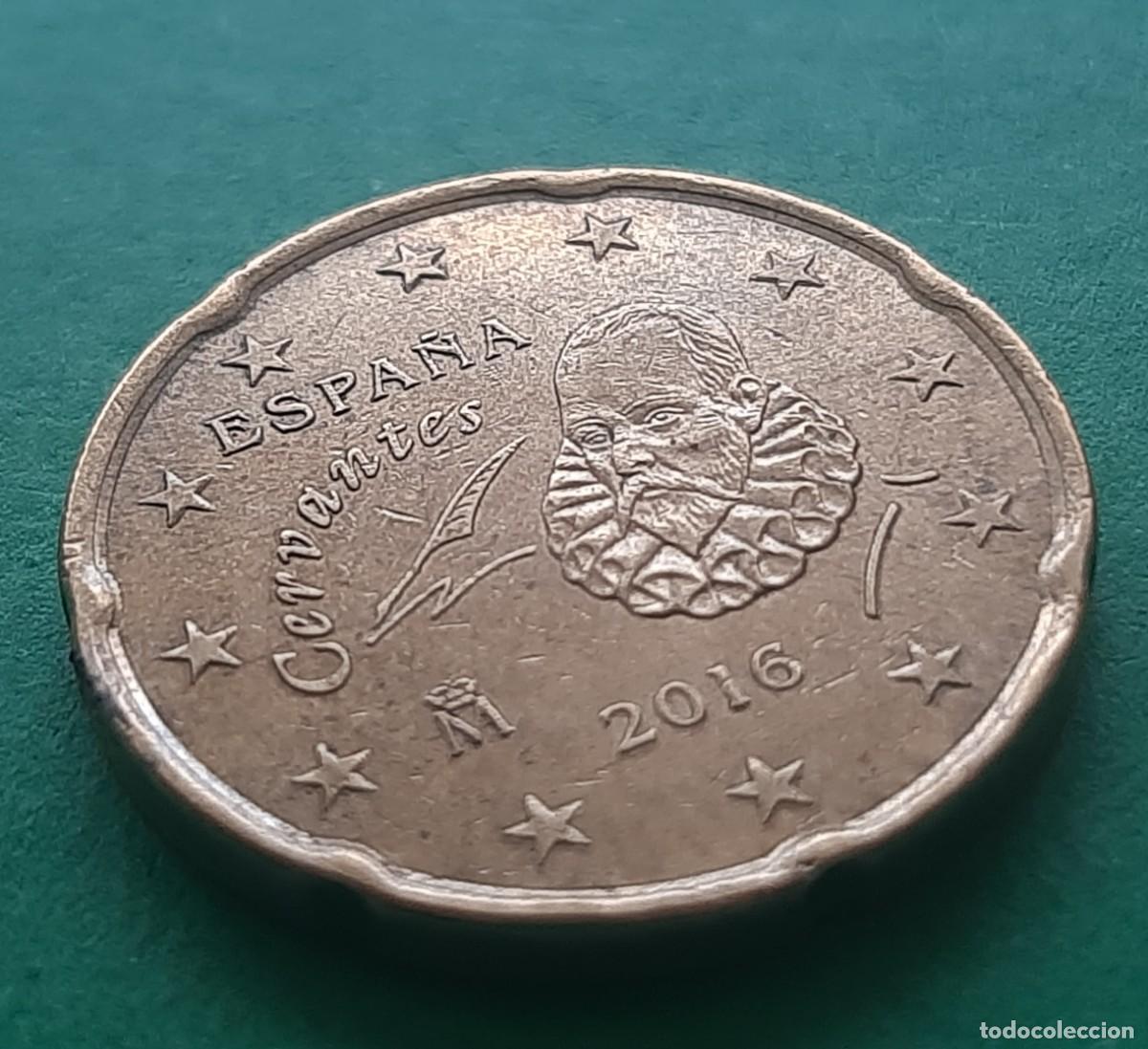 Monedas con errores: (ERROR-ESPA&Ntilde;A)(2016) 20 C&Eacute;NTIMOS DE EURO EXCESO DE METAL EN MAPA DE GRECIA - Foto 9