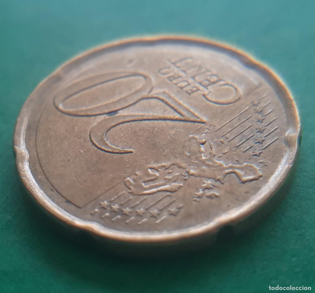 Monedas con errores: (ERROR-ESPA&Ntilde;A)(2016) 20 C&Eacute;NTIMOS DE EURO EXCESO DE METAL EN MAPA DE GRECIA - Foto 14