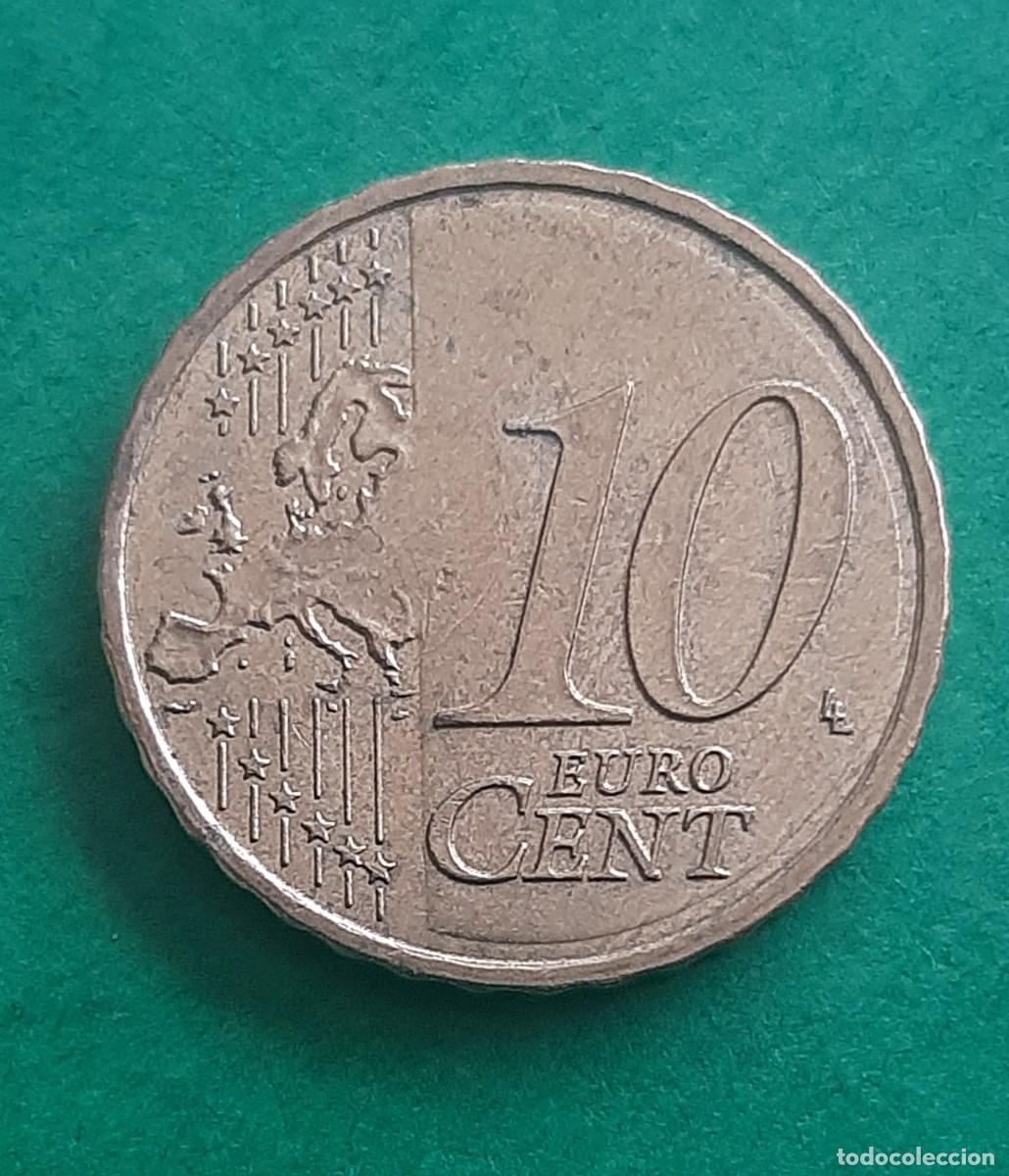 Monedas con errores: (ERROR-ESPA&Ntilde;A)(2018) 10 C&Eacute;NTIMOS DE EURO EXCESO DE METAL EN CABEZA - Foto 11
