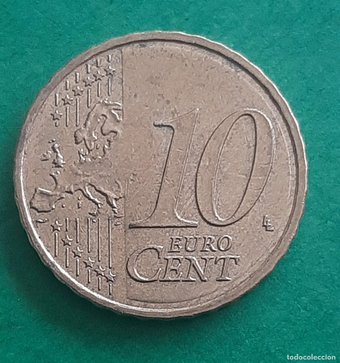 Monedas con errores: (ERROR-ESPA&Ntilde;A)(2018) 10 C&Eacute;NTIMOS DE EURO EXCESO DE METAL EN CABEZA - Foto 12