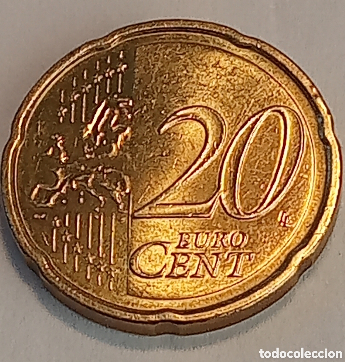 Monedas con errores: Spain 20 Euro Cent-2019-MINT ERROR (&Ntilde; connected to N) - Foto 4